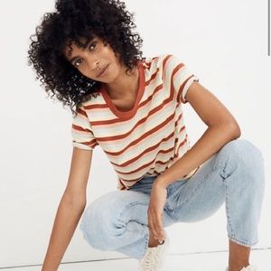 Madewell Northside Vintage Tee in Broadway Stripe